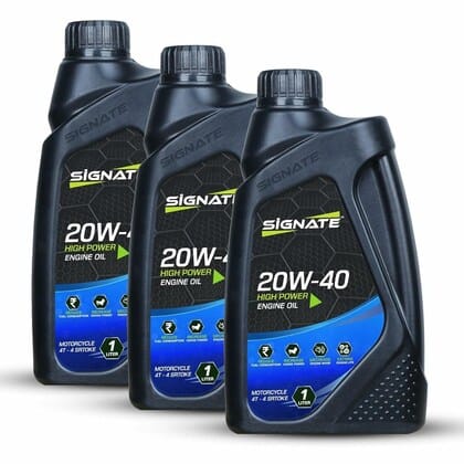 Signate Technocare 20W40 4T Engine Oil for Bikes | Power Formula For High Performance (3L)