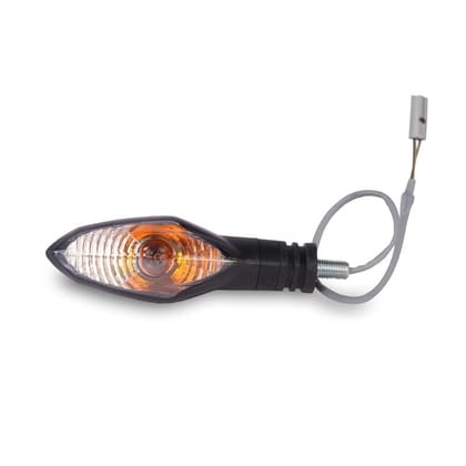 Varroc Rear RH & Front LH Indicator PLSR NS200 Bike | Durable Build & Superior Performance | Resists Water and Corrosion | Shockproof | Easy Installation with Pre-Wiring | Pack of 2