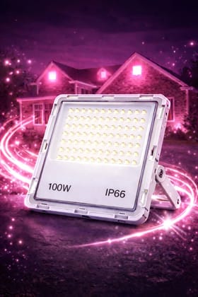 SPARKWORLD 100W Lens Model LED Flood Light IP66 Waterproof Outdoor Lamp (Pink) SPARKWORLD 100W Lens Model LED Flood Light IP66 Waterproof Outdoor Lamp (Pink)