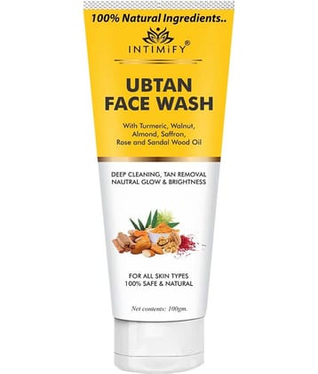 Intimify Ubtan Face Wash, anti aging wrinkles face wash, anti aging face wash, skin brightening face wash, 100 gm
