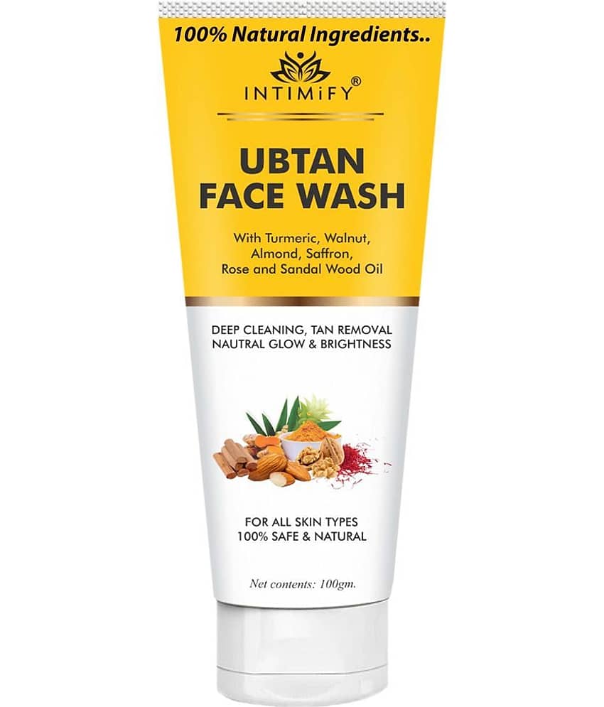Intimify Ubtan Face Wash, anti aging wrinkles face wash, anti aging face wash, skin brightening face wash, 100 gm