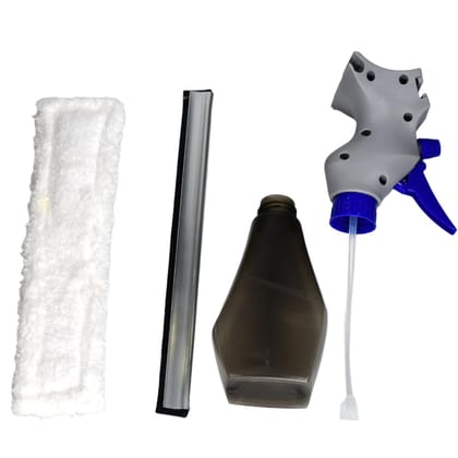 Plastic Easy Glass Cleaner 3 in 1 Spray Type Cleaning Brush, Pack of 1