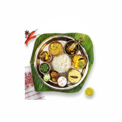 Traditional Assamese Thali - 800 gm - One complete meal platter