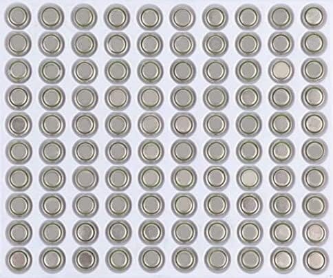 Exelent 100-Pack LR41 Button Cell Battery LR41 AG3 392A 1.5v Alkaline Battery for Compatible Electronic Devices (Pack of 100)