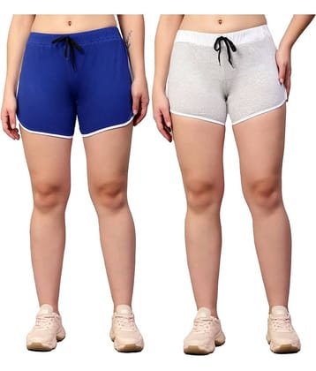 Volex Cotton Hot Pants - Multi Color Pack of 2