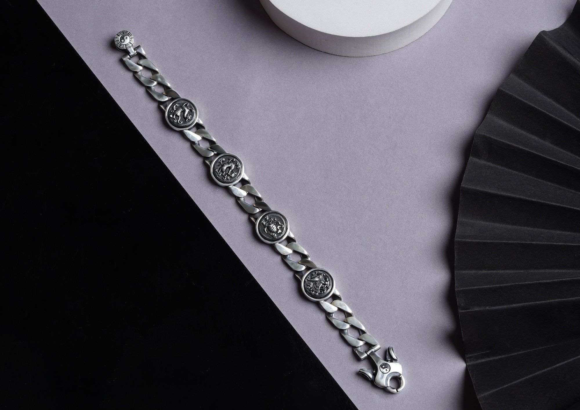 Zen Balance Revolving Medallion Bracelet