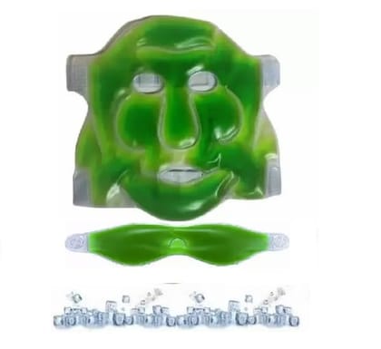 Elecsera Reusable Aloe Vera Cool Gel Eye Cooling Gel Face Mask (100 ml)