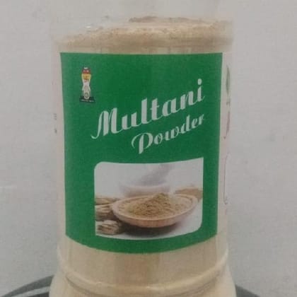 Multani Mitti Yellow Powder Natural Skincare Haircare Solution for Clear Glowing Skin - 1 unit