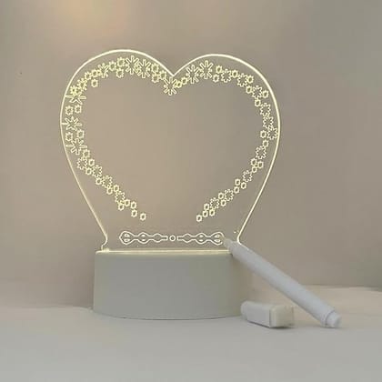 Creative 3D LED Night Lamp for Home and Bedroom Decor