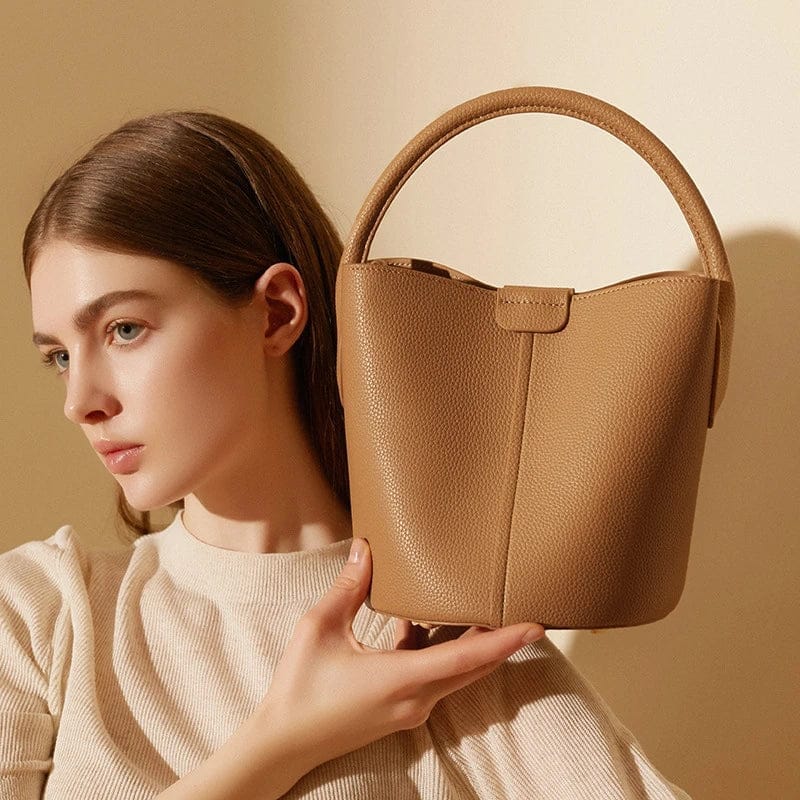Ladies Shoulder Bags Handbags For Woman Luxury Women Genuine Leather Purses And Handbags Bucket Crossbody Bag
