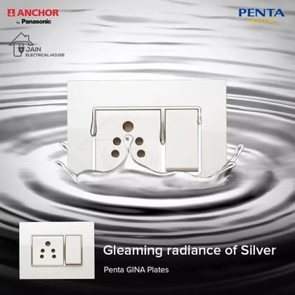 Anchor Penta Modular 6A Switch 1Way, 1M (65001) Anchor Penta Modular 6A Switch 1Way, 1M (65001)