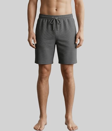 Dollar Dark Grey Polyester Men's Shorts ( Pack of 1 )