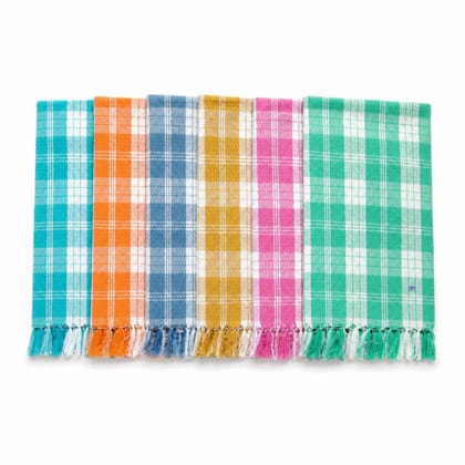 Soft Colour Towels ( Pack of 6 )