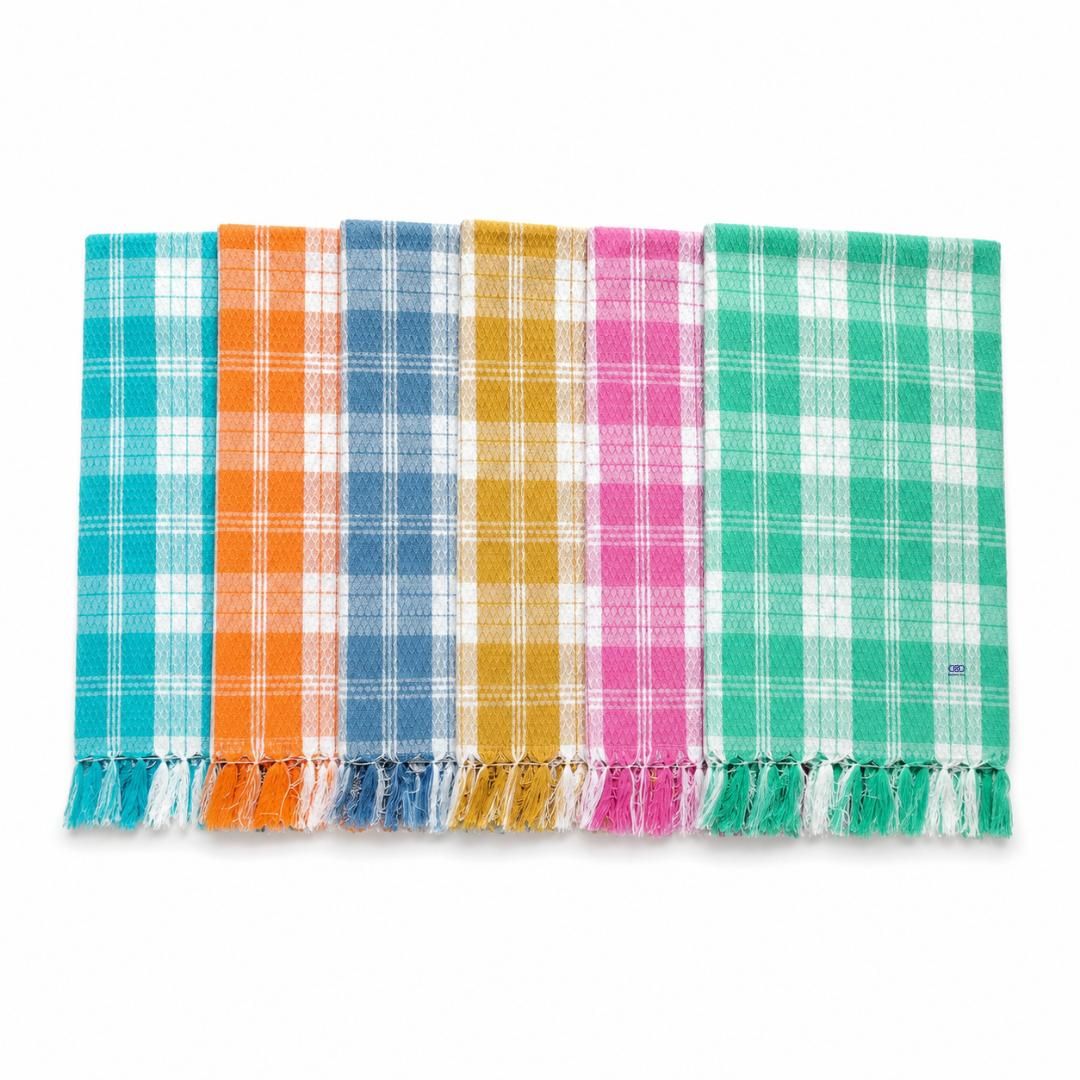 Soft Colour Towels ( Pack of 6 )