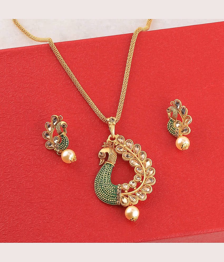 Silver Shine Alloy Green Contemporary Contemporary/Fashion Antique