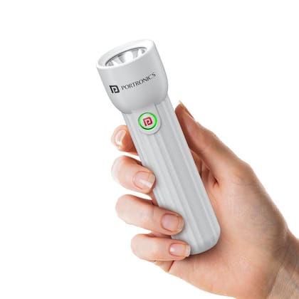 Portronics Eco Glow Small Rechargeable Led Torch Light Portronics Eco Glow Small Rechargeable Led Torch Light