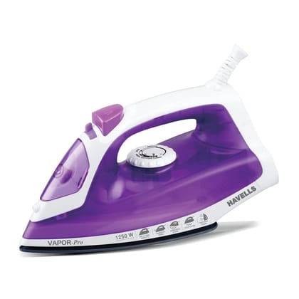 HAVELLS VAPOR PRO 1250W STEAM IRON HAVELLS VAPOR PRO 1250W STEAM IRON - Purple