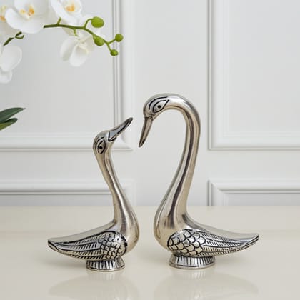Aluminium Showpiece Duck Pair (ASMAS225 S)