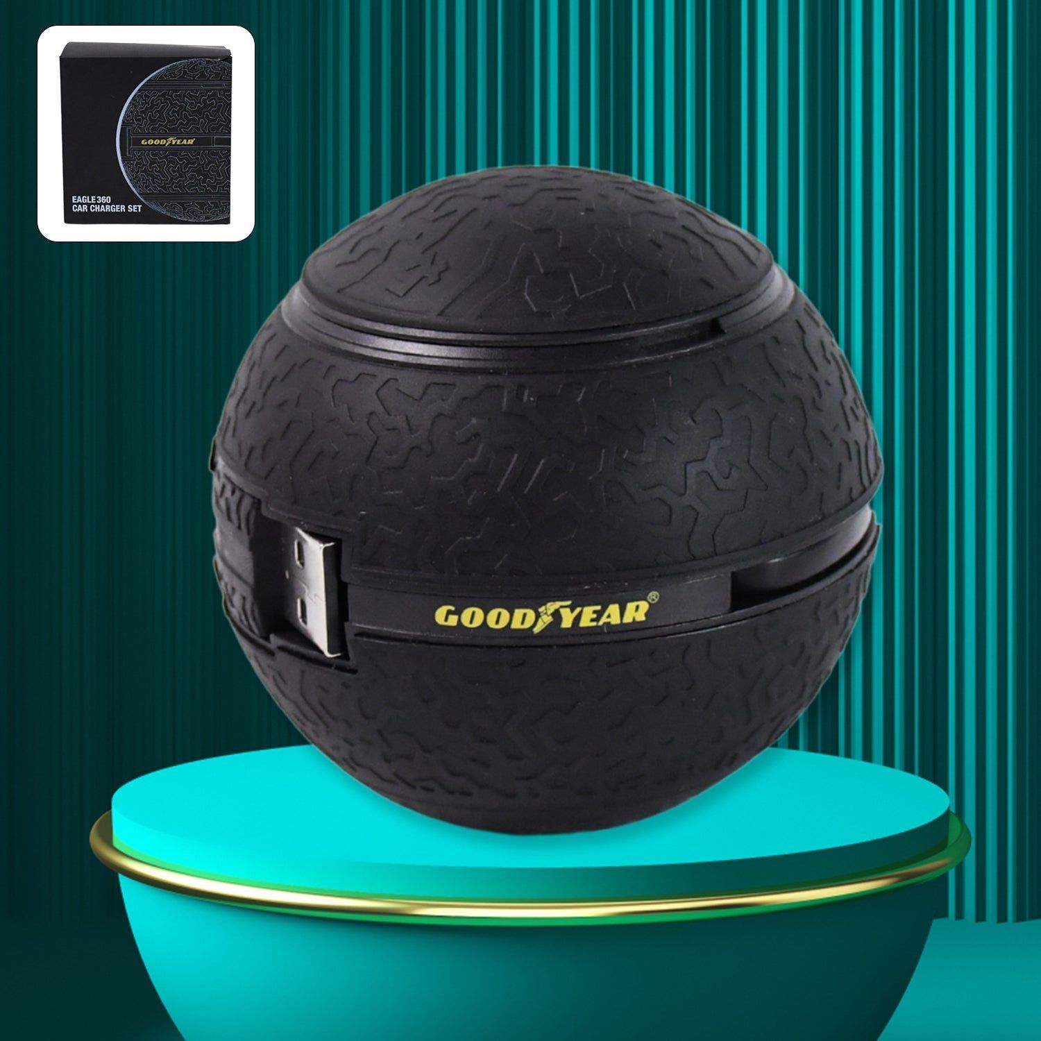 Car Charging Cable with Multiple Charging Tips - iPhone, Android, USB-C - Universal Charging Solution for Your Car