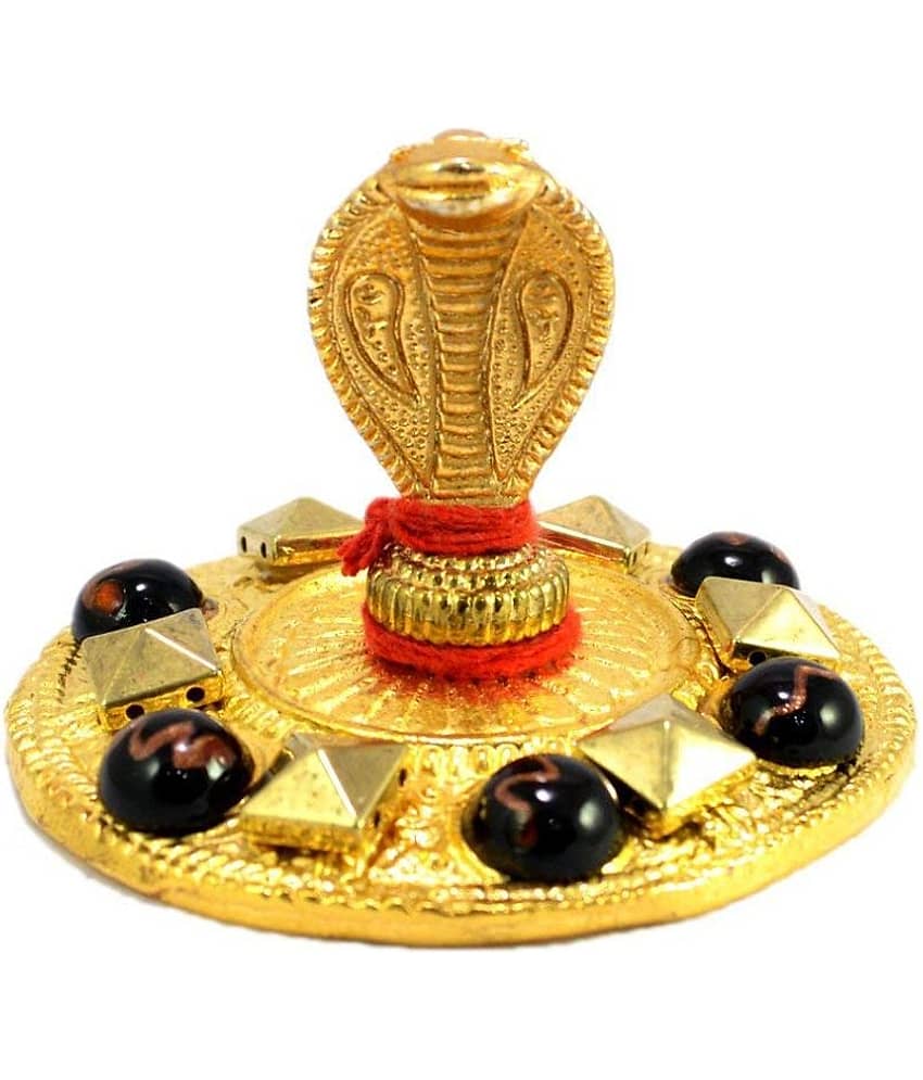 Rudra Divine Kaal Sarp YOG Yantra Yantram Brass Gold Plated Kaal Sarp YOG Yantra