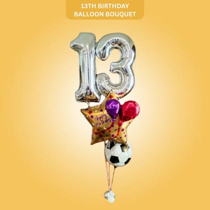 Balloon Bouquet - 13th Birthday (w/ Helium Gas) Balloon Bouquet - 13th Birthday (w/ Helium Gas)