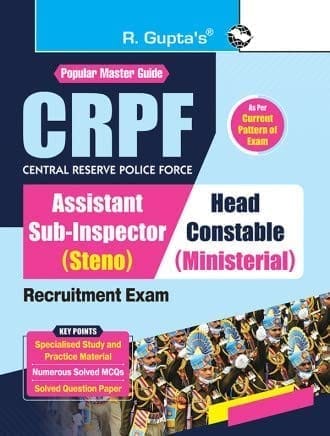 BSF: Assistant Sub-Inspector (Stenographer)/Head Constable (Ministerial) Recruitment Exam Guide [Paperback] [Feb 03, 2023] RPH Editorial Board