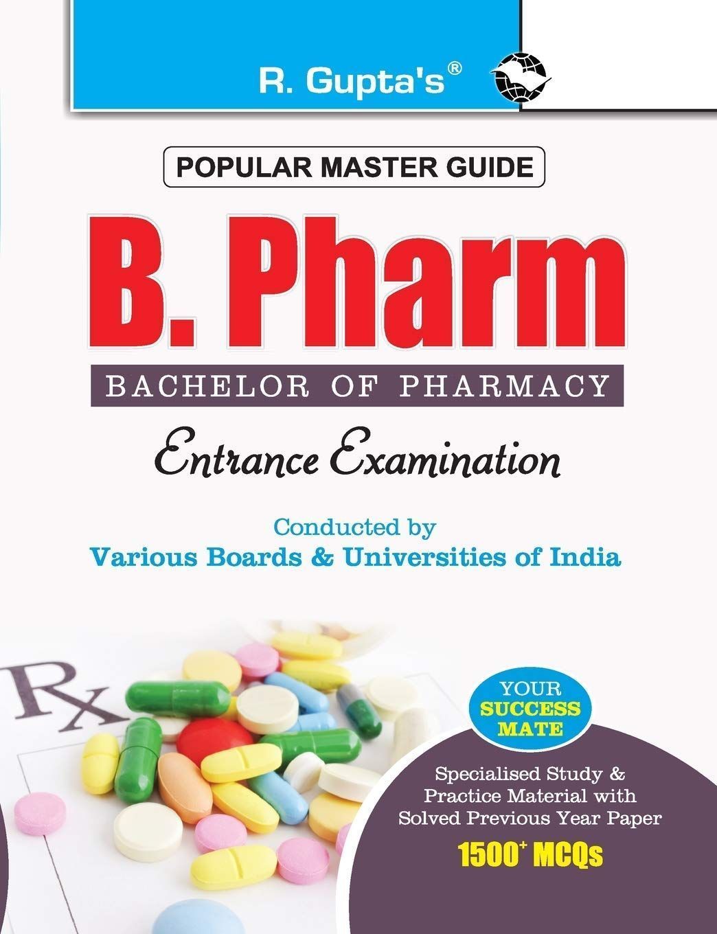 B. Pharm (Bachelor of Pharmacy) Entrance Exam Guide (R-1353)