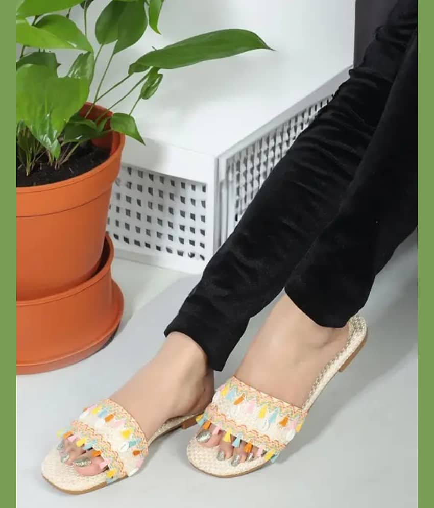 Paduki Off White Women's Flats