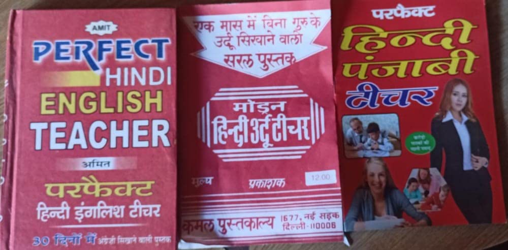 Perfect Hindi English Teacher + Hindi Punjabi Teacher + Modren Hindi Urdu Teacher (3 Combo Pack)