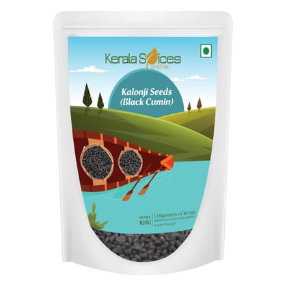 Kerala Spices Pure & Natural Kalonji Seeds 100g Kala Jeera Preservatives Free Black Cumin Seeds