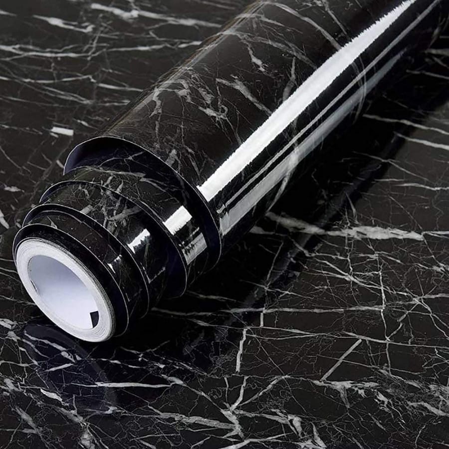 Wholesale Item - BLACK MARBLE FOIL PAPER - MOQ 37 Pieces