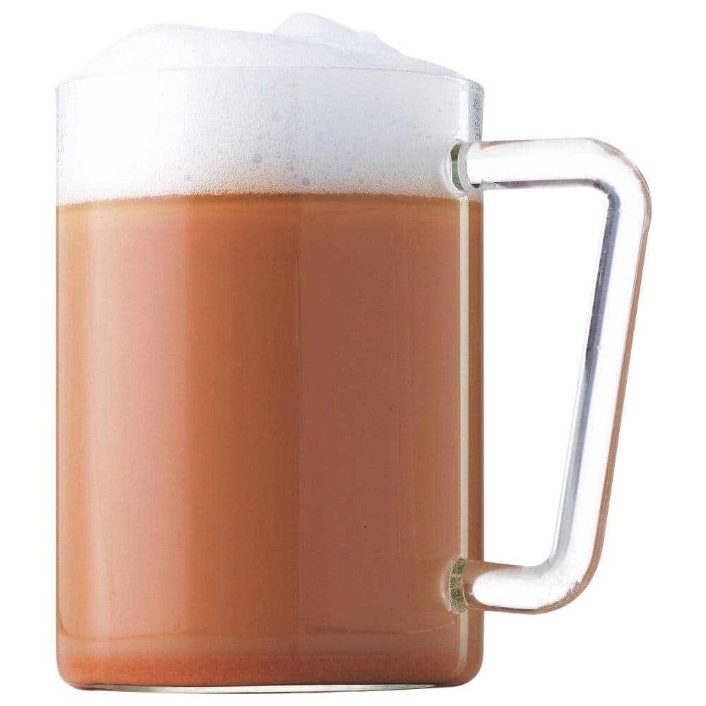Borosil Classic Grande XL Mug/Beer Krg 500 ml Set of 2 Made of Borosilicate Glass
