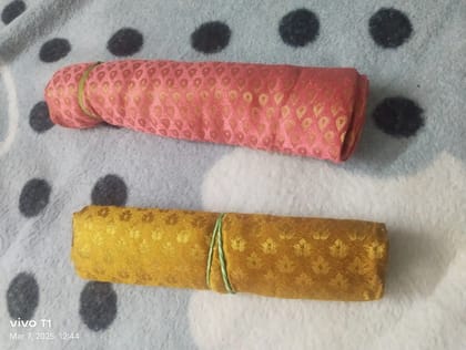 Gold Kanakambaram Blouse Piece 1 Meter