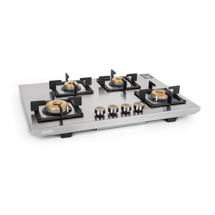 4 Burner Ultra Tuff Free Standing Hob with Forged Brass Burners Auto Ignition (BH1074SQFSUTSSAI)