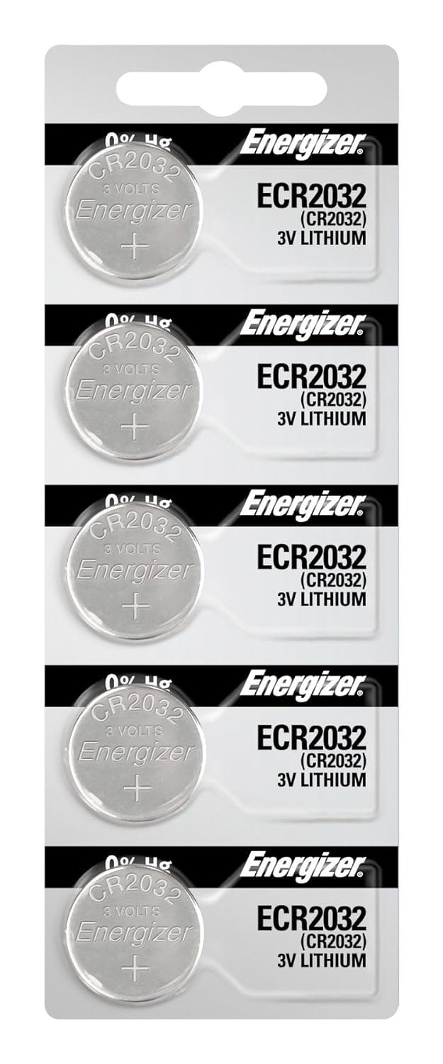 Energizer CR 2032 3V Lithium Battery for Heart-Rate Monitors, Keyless Entry, Glucose Monitors, Toys & Games | Coin Cell
