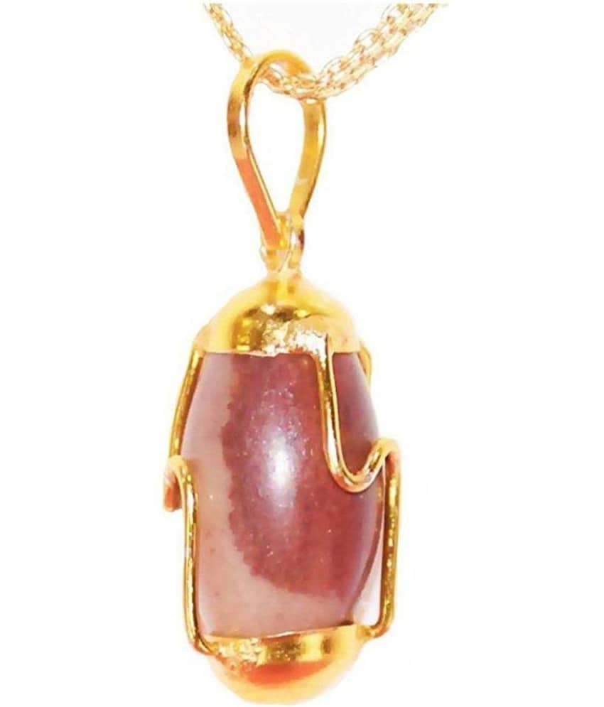 RUDRA DIVINE - Maroon Pendant ( Pack of 1 )