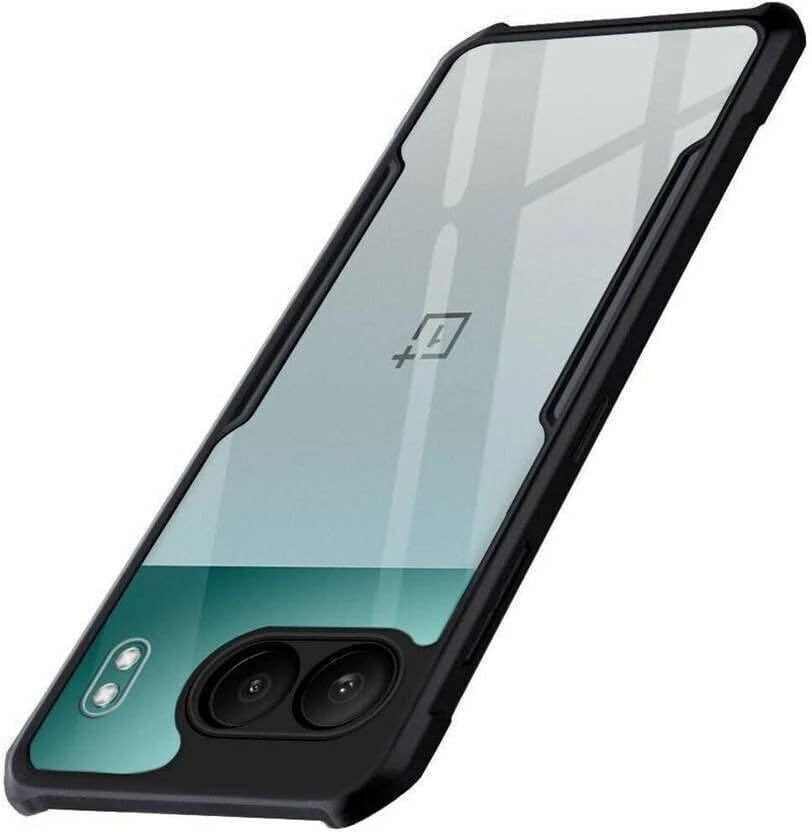 PLUGTECH Slim Shockproof Case | Matte Black Soft | Drop Protection | Precise Cutouts | Premium Mobile Cover for oneplus nord 4 5g
