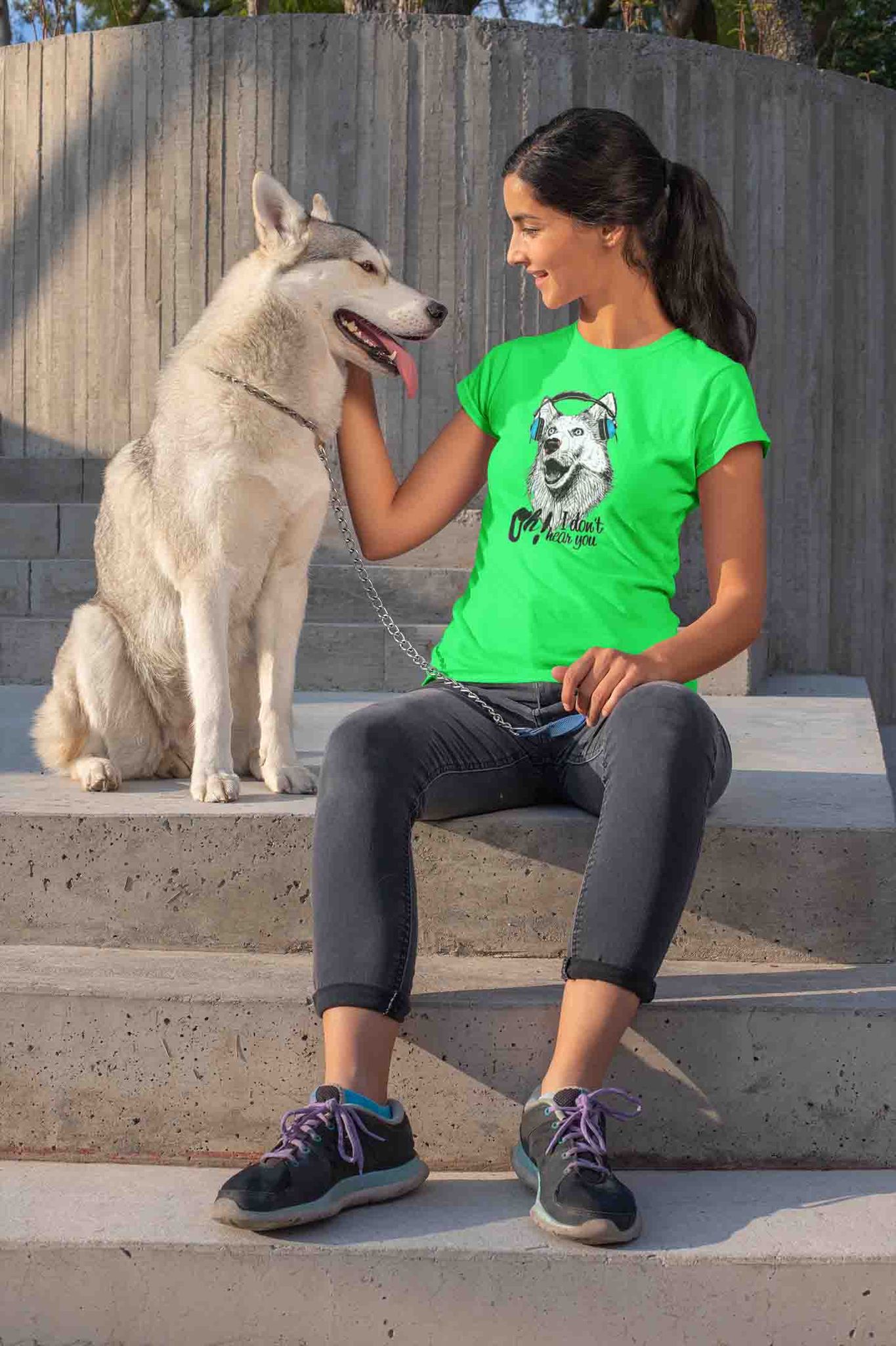 Round Neck T-Shirt (Women) - Howl You Doing? (11 colours)