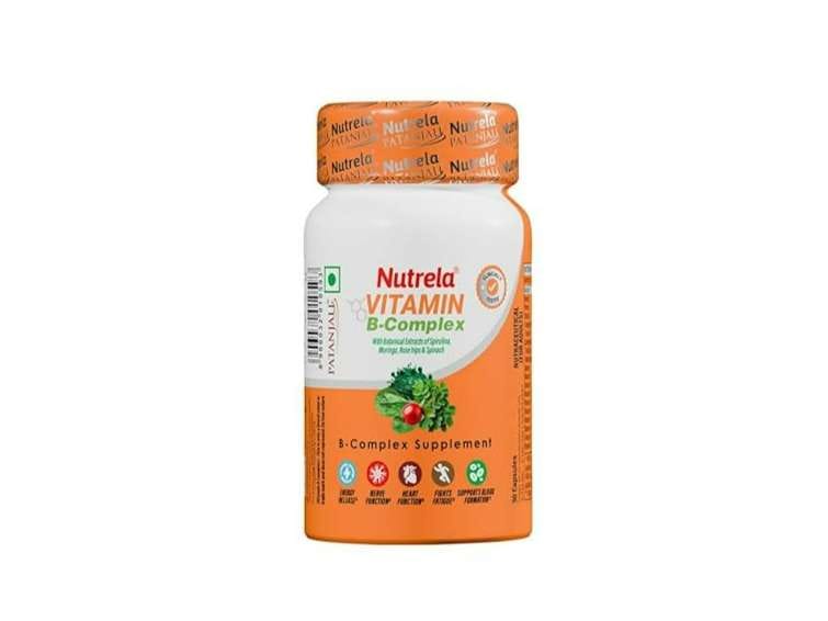 Nutrela Daily Energy Biofermented B Complex for Men Women - 30 Veg Capsules