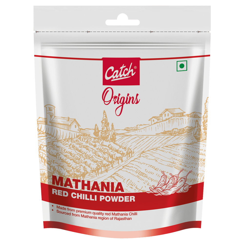 Catch Straight Pouch || Mathania Red Chilli Powder || 100 Grams