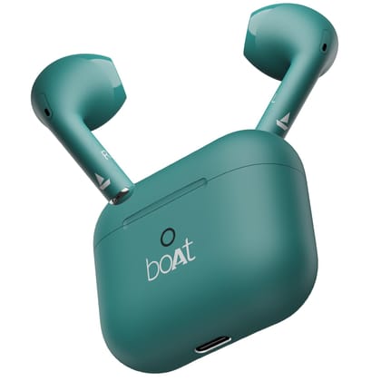 boAt Airdopes Joy, 35Hrs Battery, Fast Charge, IWP Tech, Low Latency, 2Mic ENx, Type-C Port, v5.3 Bluetooth Earbuds, TWS Ear Buds Wireless Earphones with mic(Dark Cyan) boAt Airdopes Joy, 35Hrs Battery, Fast Charge, IWP Tech, Low Latency, 2Mic ENx, Type-C Port, v5.3 Bluetooth Earbuds, TWS Ear Buds Wireless Earphones with mic(Dark Cyan)
