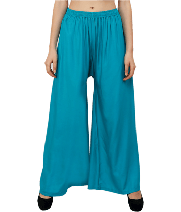 Whyme Fashion - Green Rayon Women's Palazzo ( Pack of 1 )