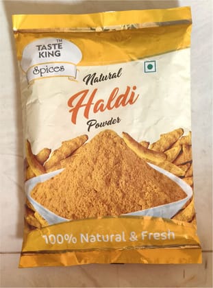 Taste King Natural Haldi Powder | Yellow | 100g | 100% Natural & Fresh | Culinary Seasoning