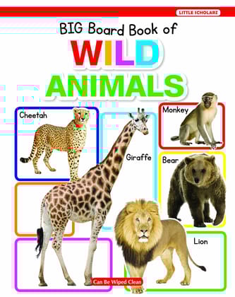 New Big Board Book of Wild Animals [Board book] [Mar 08, 2025] LS Editorial Team