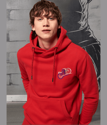 Forbro Fleece Hooded Men's Sweatshirt - Red ( Pack of 1 )