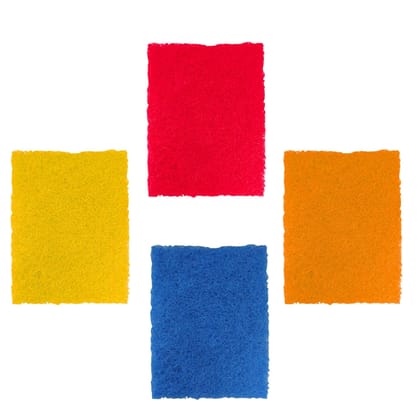DHRUVINSRI Kitchen Scrubber Pads for Utensils/Tiles Cleaning (Pack of 4) DHRUVINSRI Kitchen Scrubber Pads for Utensils/Tiles Cleaning (Pack of 4)