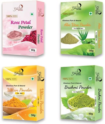 glowious - Skin Toning Face Pack for Normal Skin ( Pack of 4 )