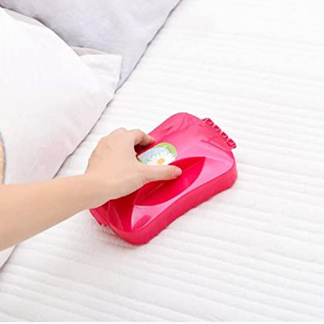 DHRUVINSRI Plastic Handheld Carpet Roller Brush Cleaning with Dust Crumb Collector, Wet, and Dry Brush