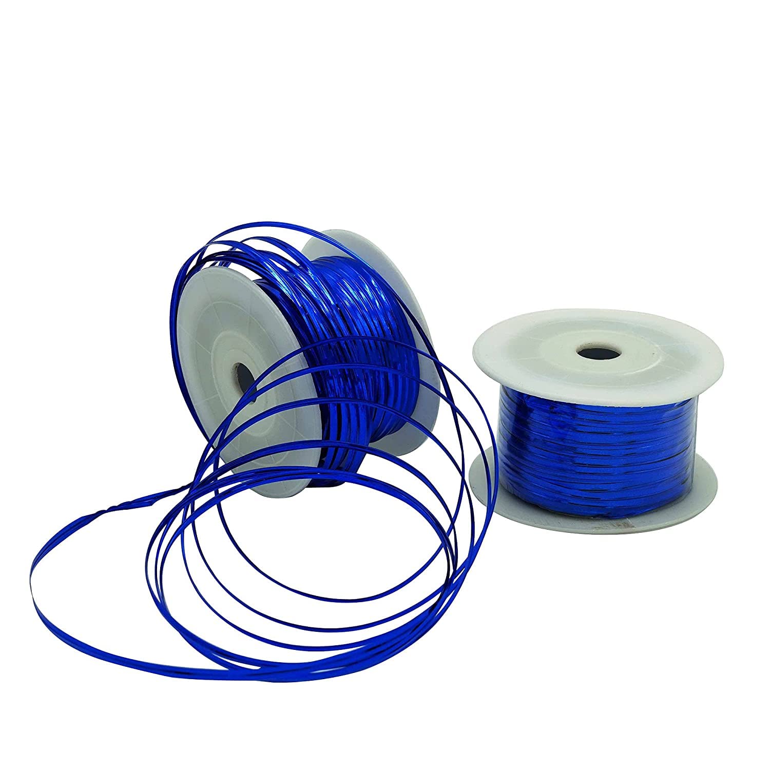 Nawani Blue Aluminium Twist Ties, Twister Ribbon for Chocolate Packing, Bread Packing, potli Packing, Flower Bouquet Packing | 40 metre Length