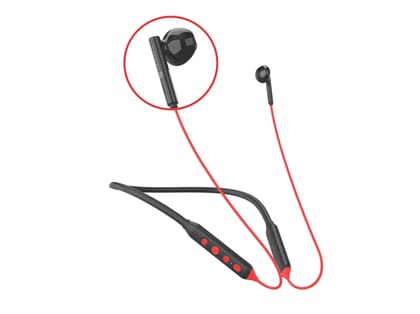 Portronics Harmonics Z5, 33 Hour Playtime, Inline Control, Water Resistant, 14.2mm Dynamic Driver